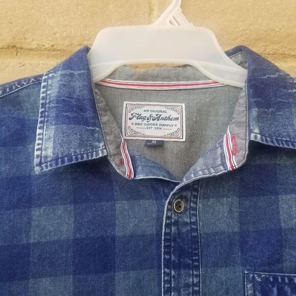 FLAG & ANTHEM DRY GOODS SUPPLY PLAID DENIM - Picture 4 of 14